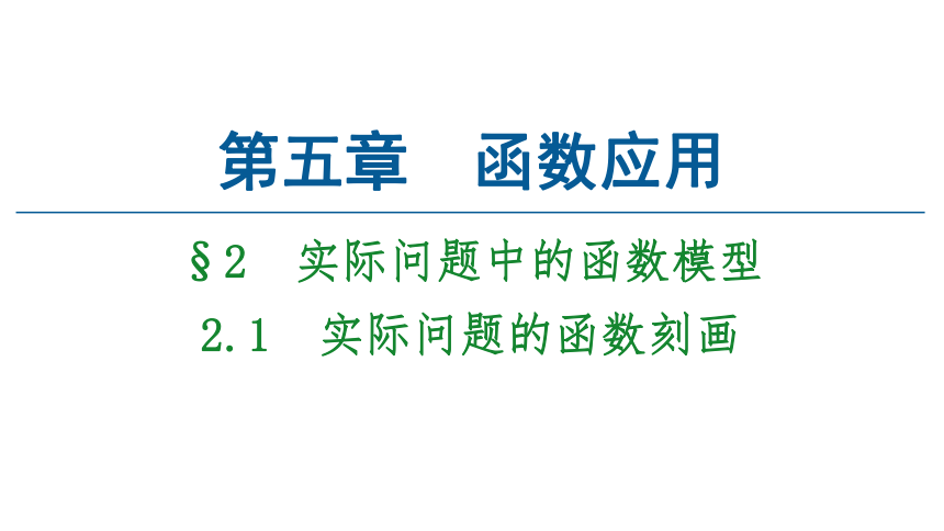 数学北师大版（2019）必修第一册5.2.1实际问题的函数刻画 课件（共35张PPT）