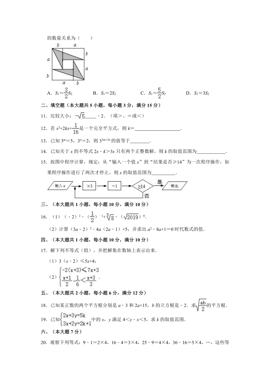 2020-2021学年安徽省合肥市蜀北初中教育发展联盟七年级（下）期中数学试卷（word版 含解析）