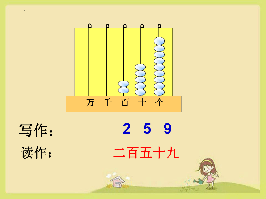 二年级下册数学人教版1000以内数的读写、组成课件(共17张PPT)