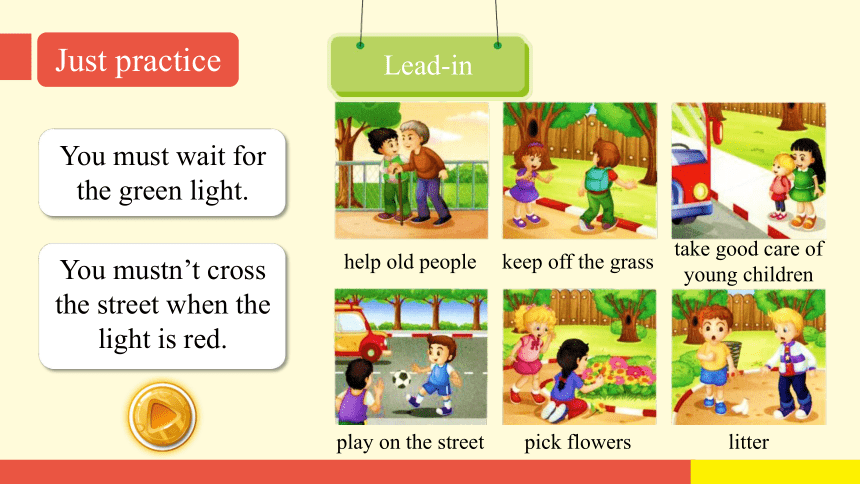 Unit 3 We should obey the rules Lesson 18 课件（共21张PPT)
