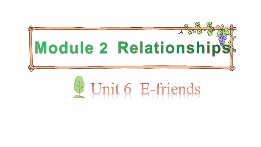 Module 2 Unit 6 E-friends 第1课时课件(29张ppt)