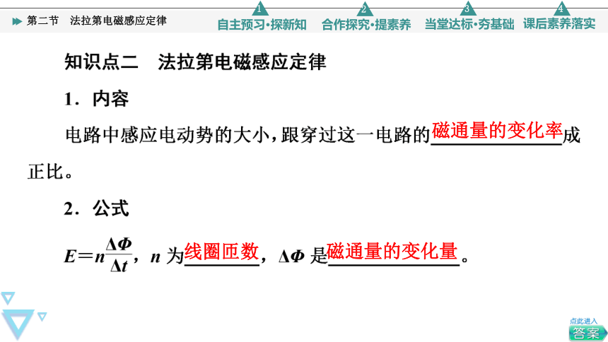 高中物理粤教版（2019）选择性必修二第2章 第2节　法拉第电磁感应定律课件（54张PPT）