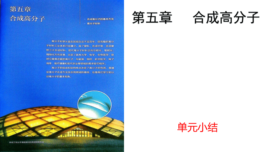 人教版（2019）高二化学选择性必修三 5第五章 合成高分子 单元小结 课件（32张ppt）