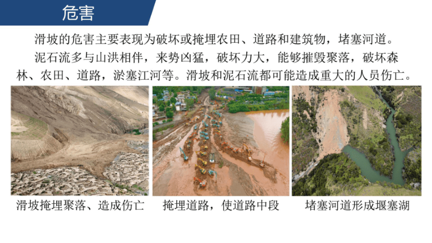 6.2地质灾害——滑坡、泥石流 课件（17张）