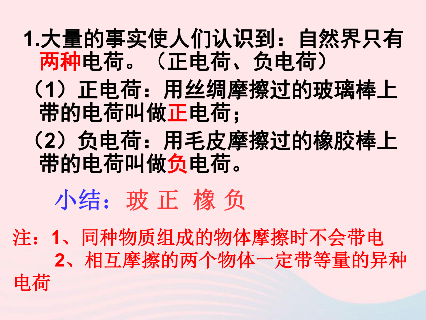 吉林省农安县九年级物理全册15.1两种电荷课件新版新人教版（35张）