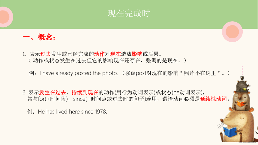 通用版小学英语小升初专题复习语法综合 现在完成时课件