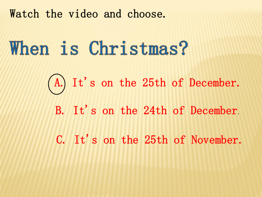 Module 4 Unit 2 Can you tell me about Christmas？课件(共18张PPT)