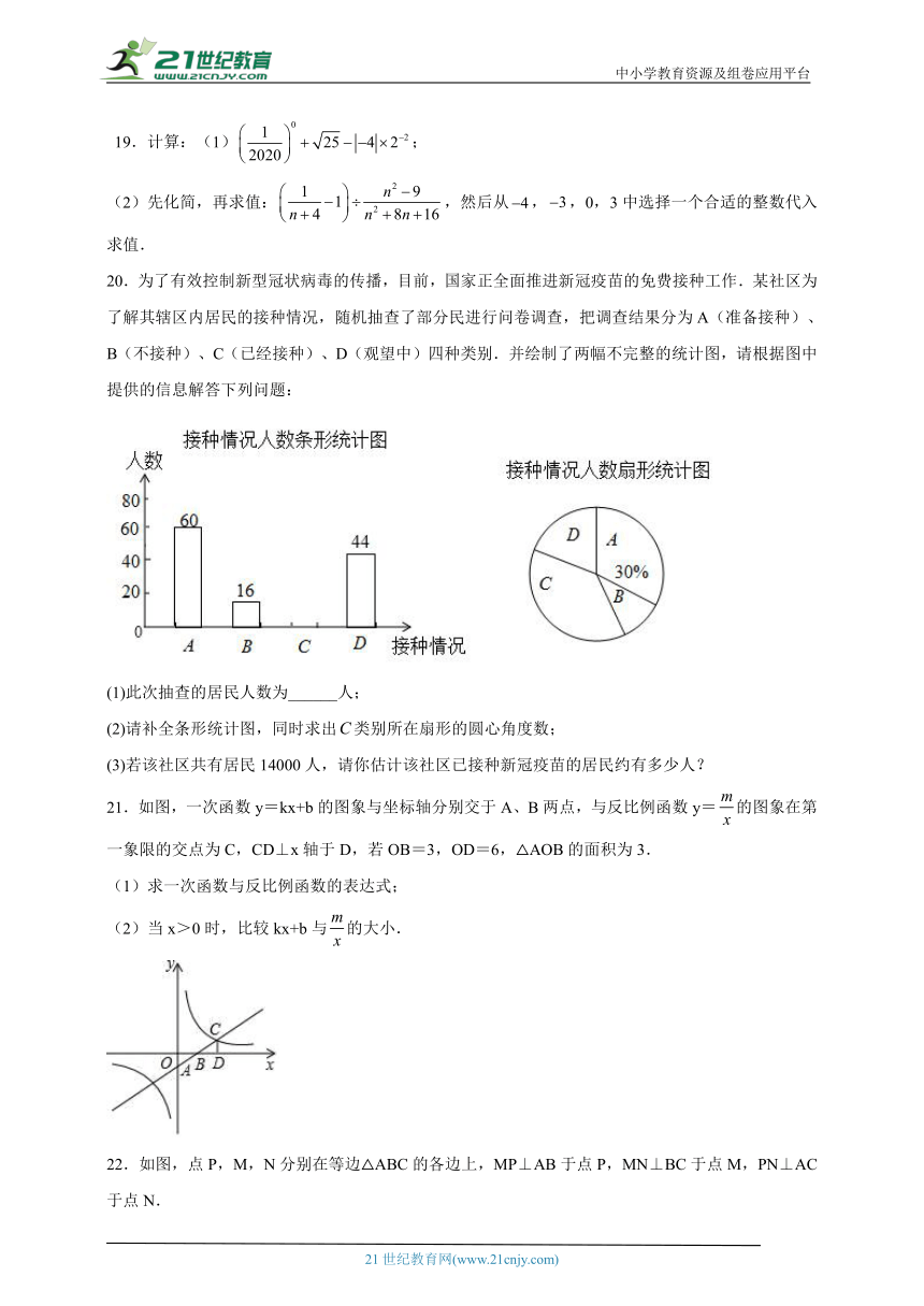 【备考2023】四川省德阳市中考数学模拟试卷1（含解析）