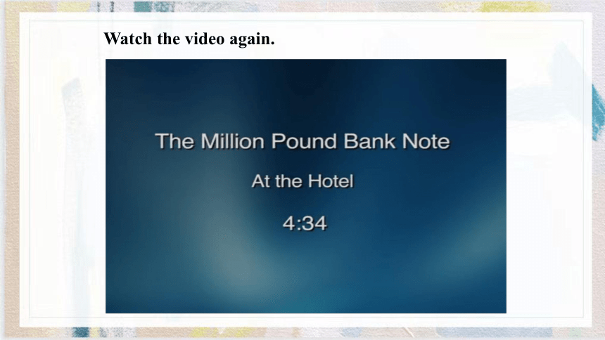 Unit 5 Video Time At the Hotel  课件 人教版（2019）  必修第三册