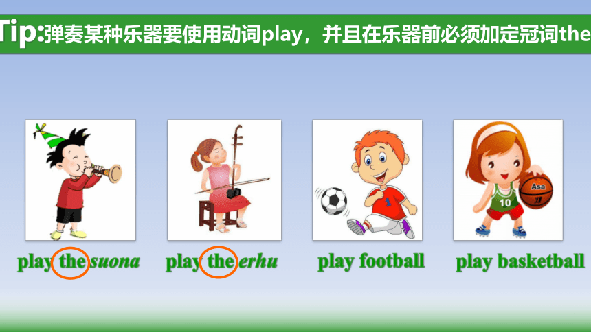 Module 5 Unit 1 He is playing the suona, but the phone rings课件（共30张PPT）