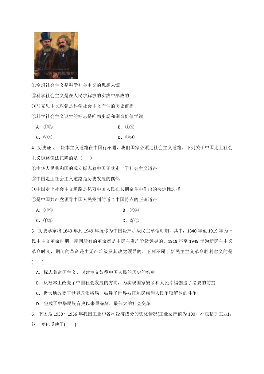 辽宁省铁岭市六校2020-2021学年高二下学期期末联考政治试题 Word版缺答案