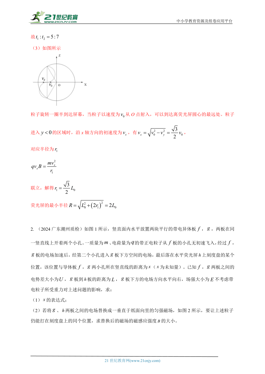 热点35  带电粒子在空间电场和磁场中的运动 --高考物理50热点冲刺精练（名师解析）