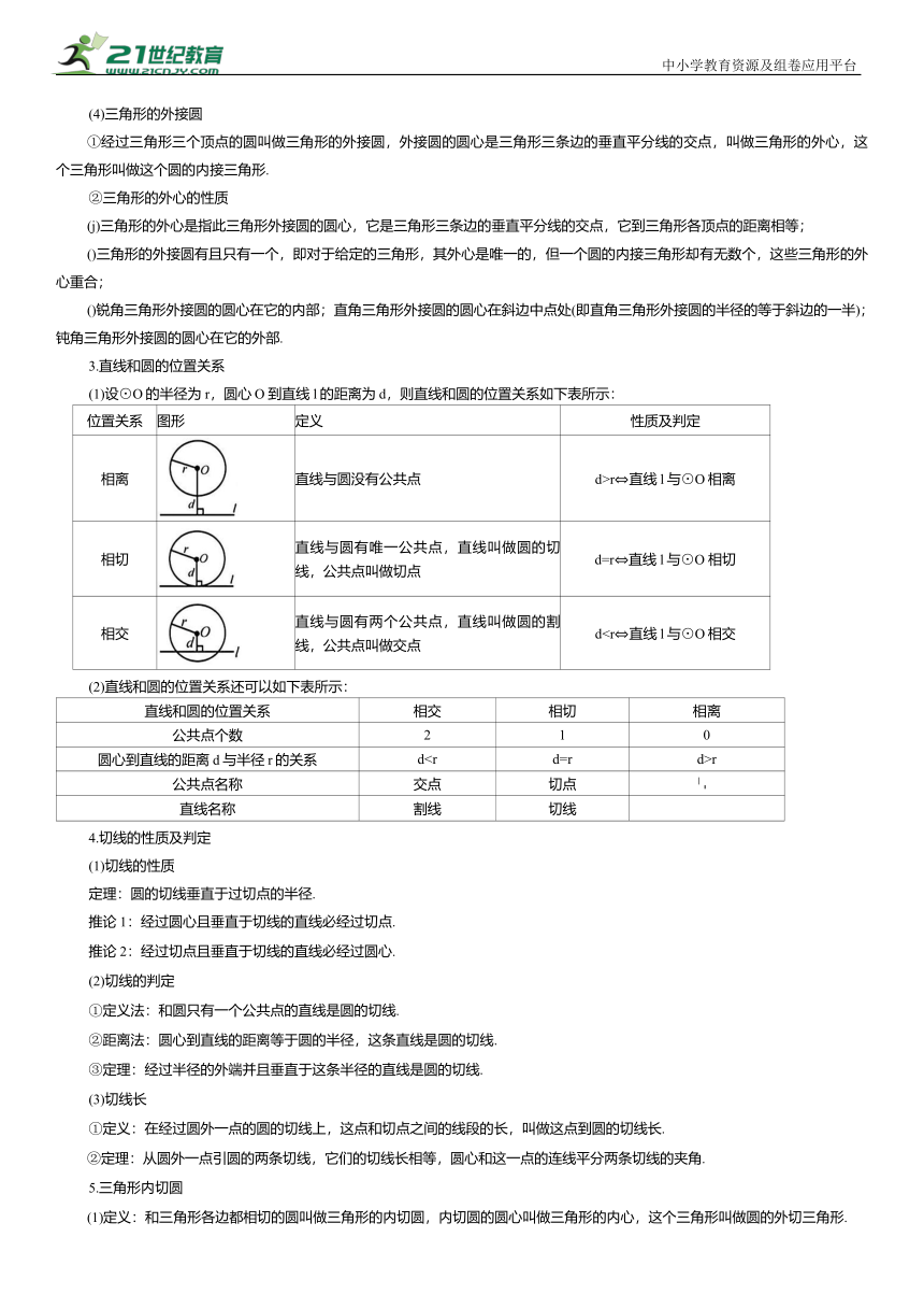 2024年中考数学一轮复习讲义---与圆有关的位置关系 专项练习（含答案）