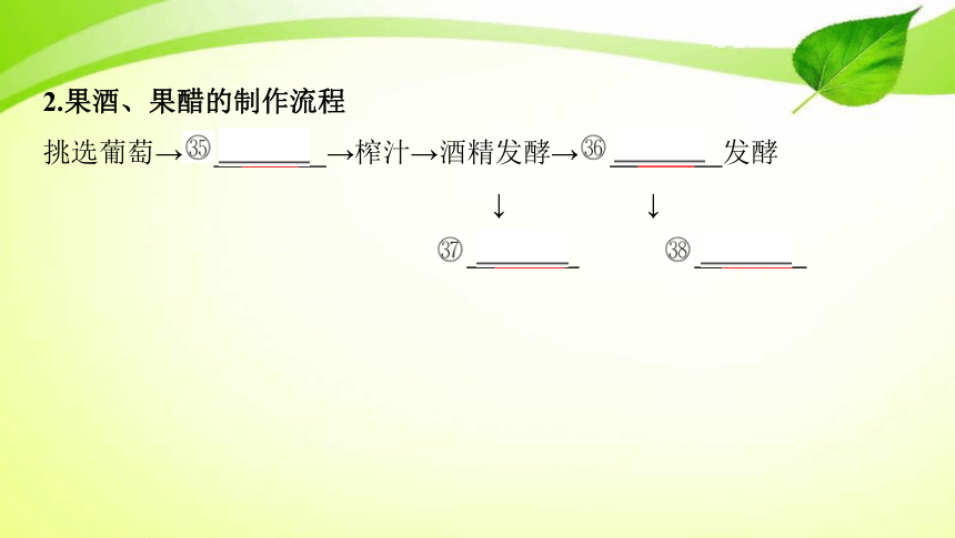 高考生物专题课件32：微生物的应用与传统发酵技术（共70张PPT）