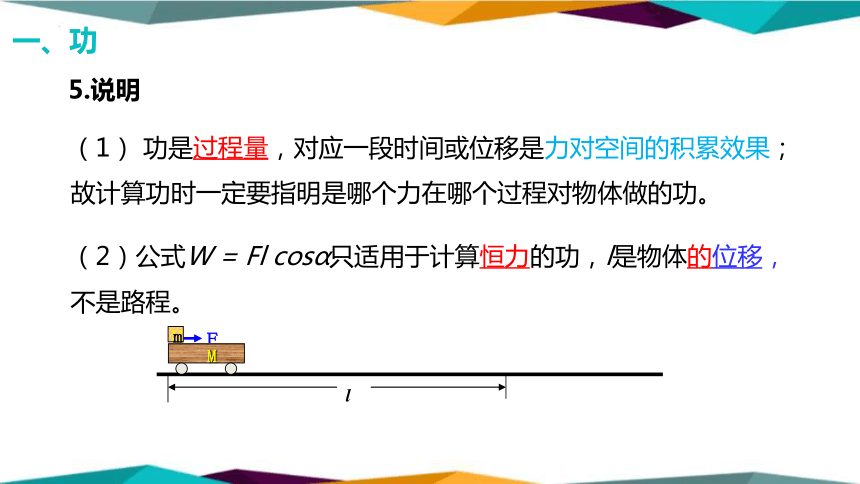 8.1.1功与功率-功课件-2022-2023学年高一下学期物理人教版（2019）必修第二册