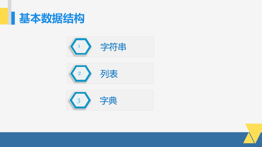 3.2.1Python基础2字符串列表字典 课件 2022—2023学年浙教版（2019）高中信息技术 必修1（21PPT）