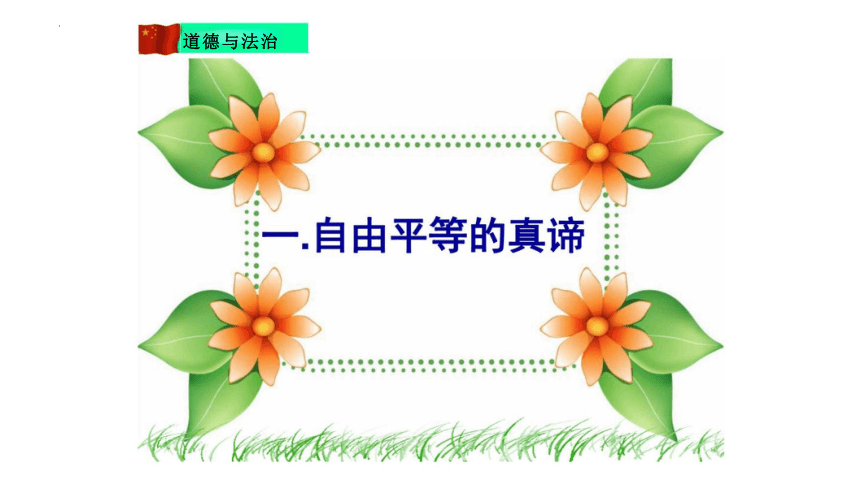 7.1 自由平等的真谛 课件(共23张PPT)-2023-2024学年统编版道德与法治八年级下册