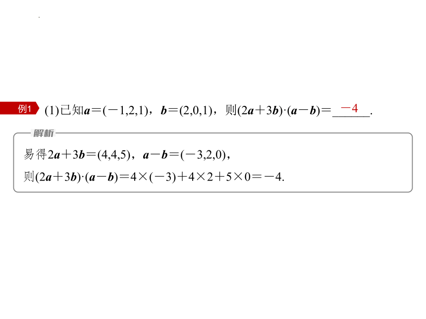6.2.2空间向量的坐标表示（2） 课件（共22张PPT）