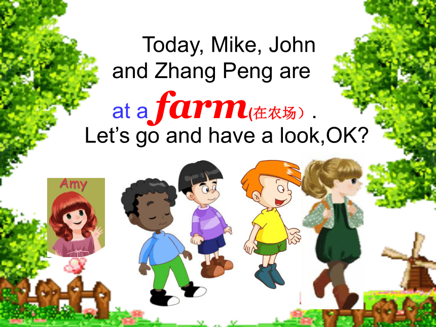 Unit4 At the farm PartA  Let's chant 课件(共18张PPT)