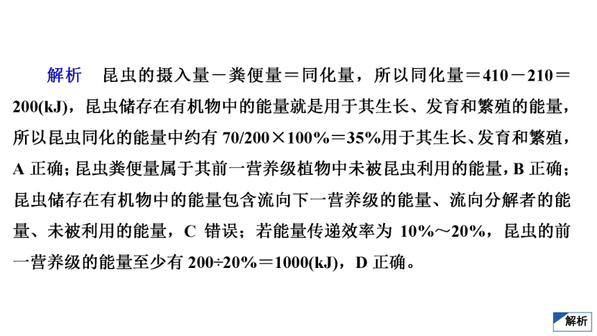 高考生物复习用卷：考点35 生态系统的能量流动（共68张PPT）