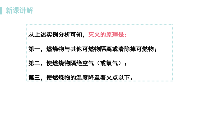 3.3  燃烧条件与灭火原理第二课时课件(共31张PPT)