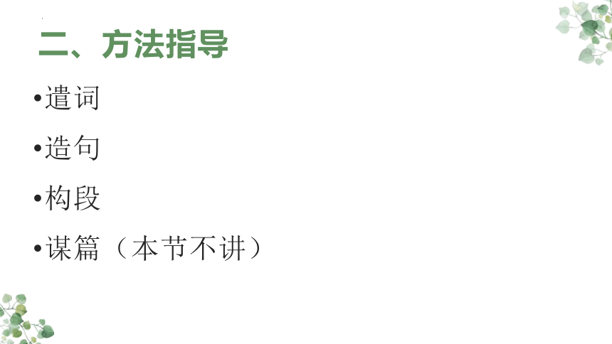 2023届高考作文复习：议论文比喻论证 课件21张