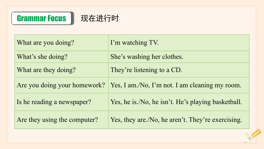 （新课标）Unit 6 Section A 3a-3c 课件+内嵌音频 （新目标七下 Unit 6 I am watching TV.）