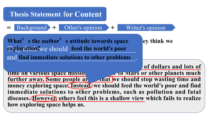 人教版（2019）必修第三册Unit 4 Space Exploration Reading for Writing课件(共18张PPT)