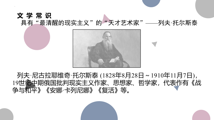 9.《复活（节选）》课件(共49张PPT) 2022—2023学年统编版高中语文选择性必修上册