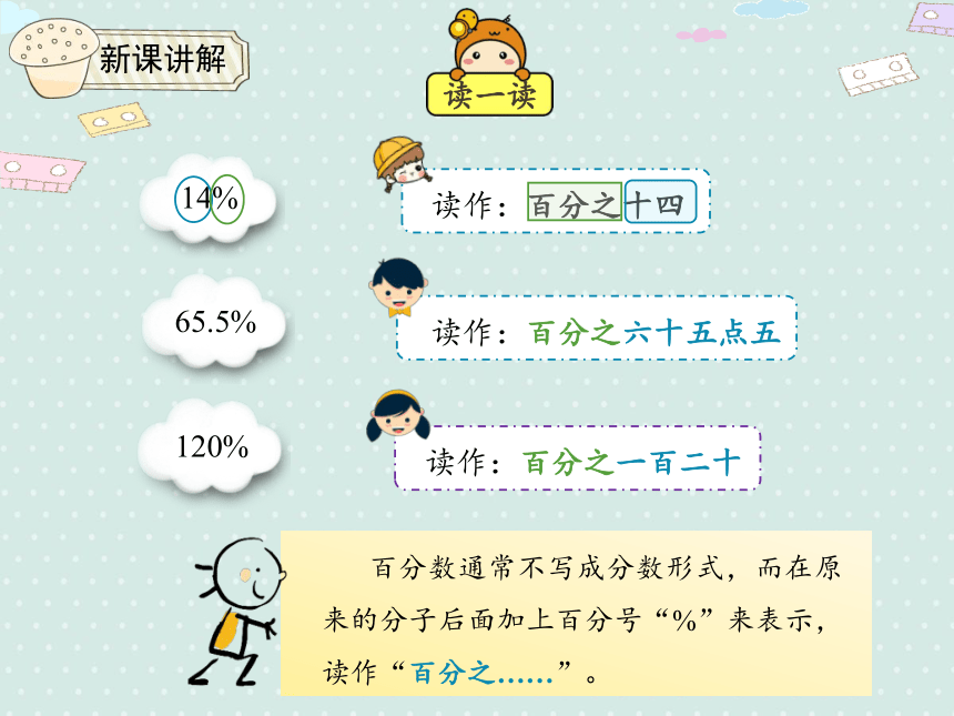 人教版小数六上 6.1 百分数的意义和读写 优质课件（20张PPT）