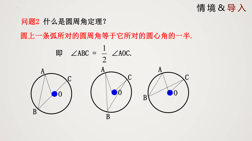 3.4.2 圆周角和圆心角的关系（第2课时）  课件（共19张PPT）