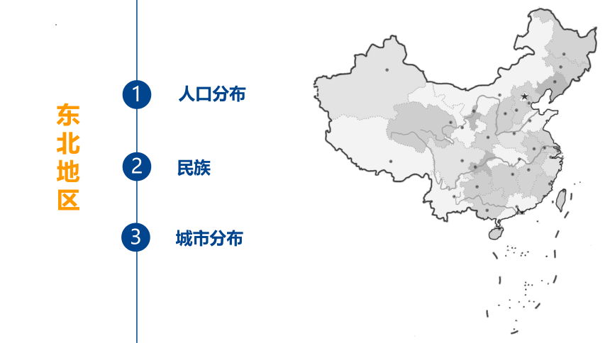 6.2 东北地区的人口与城市分布-2022-2023学年八年级地理下册同步精品课件（湘教版）（共27张PPT）