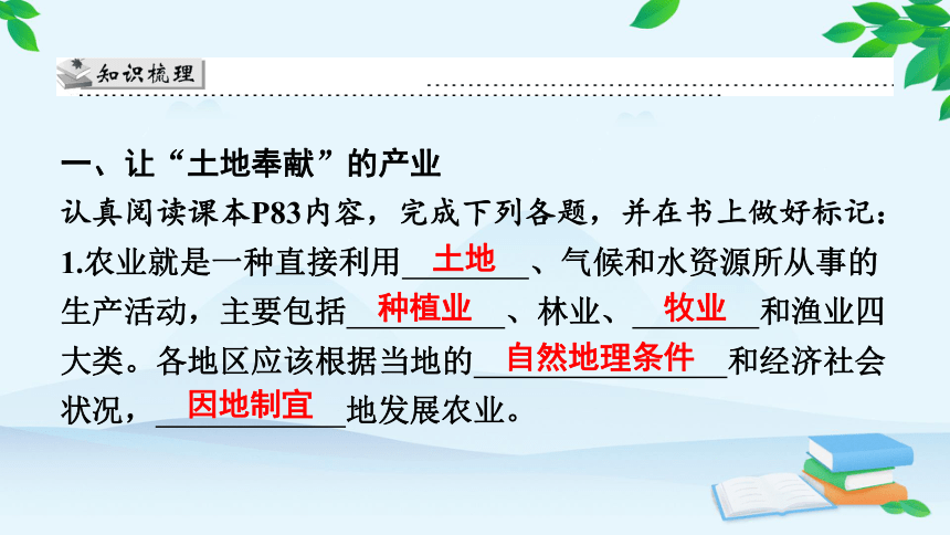 湘教版地理八年级上册 第四章第一节　农业课件（共30张PPT）