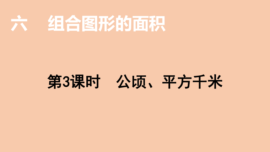 北师大版数学五年级上册6.3 公顷、平方千米  课件（14张PPT）