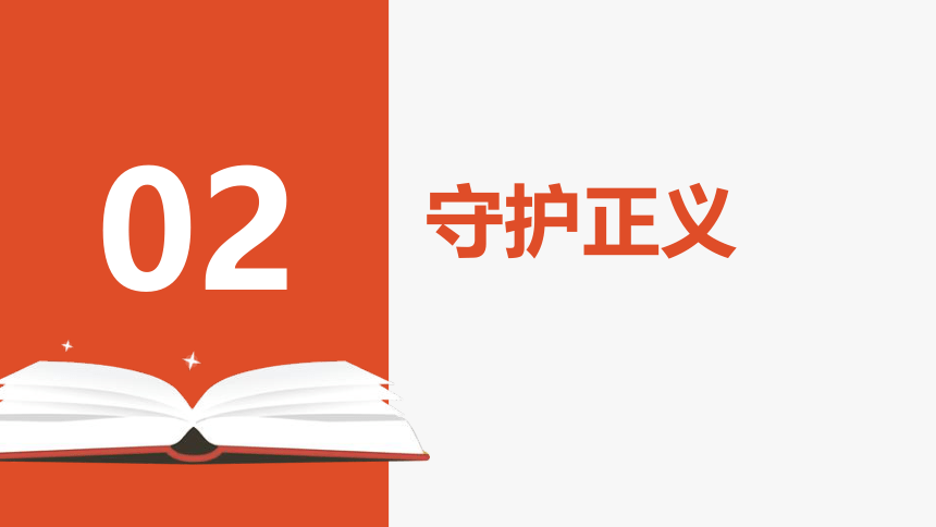 8.2 公平正义的守护 课件(共22张PPT)-2023-2024学年统编版道德与法治八年级下册