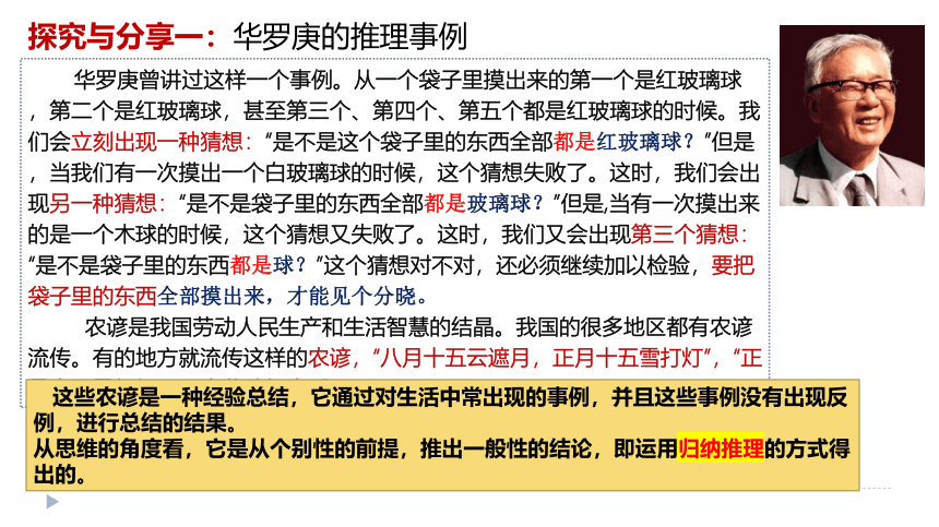 7.1归纳推理及其方法 课件（共25张ppt）高中政治统编版选择性必修三