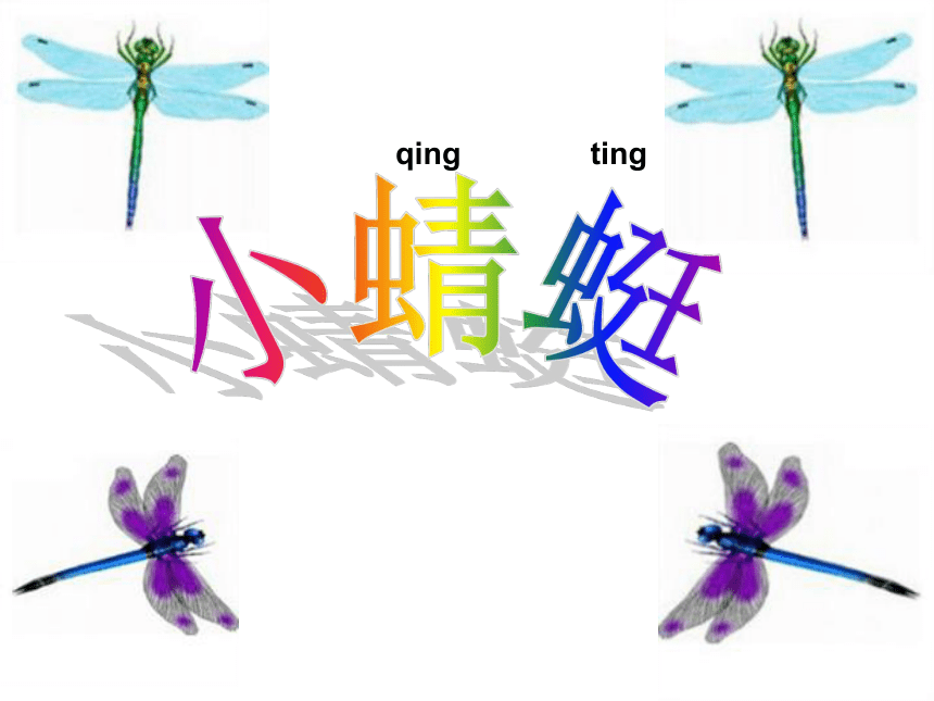 音乐 人音版（简谱） 一年级上  第6课 小蜻蜓      课件（14 张PPT）