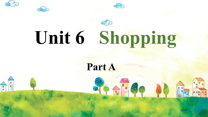 Unit 6 Shopping Part A 复习课件(共19张PPT)