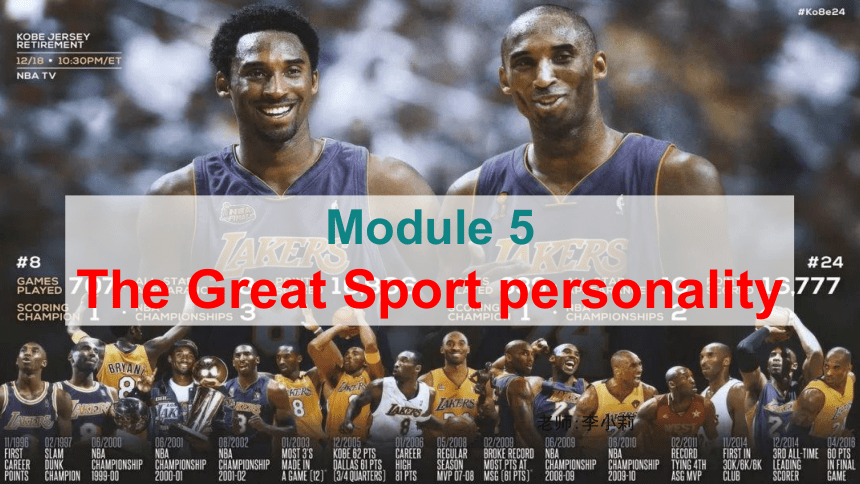 外研版  必修五 Module 5 The Great Sports Personality Vocabulary课件  （25张）