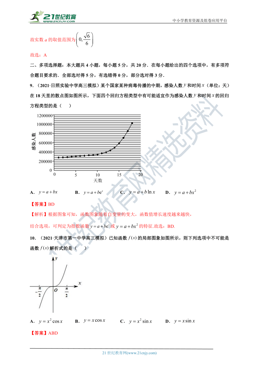 2021新教材高三仿真模拟试题三（解析版）