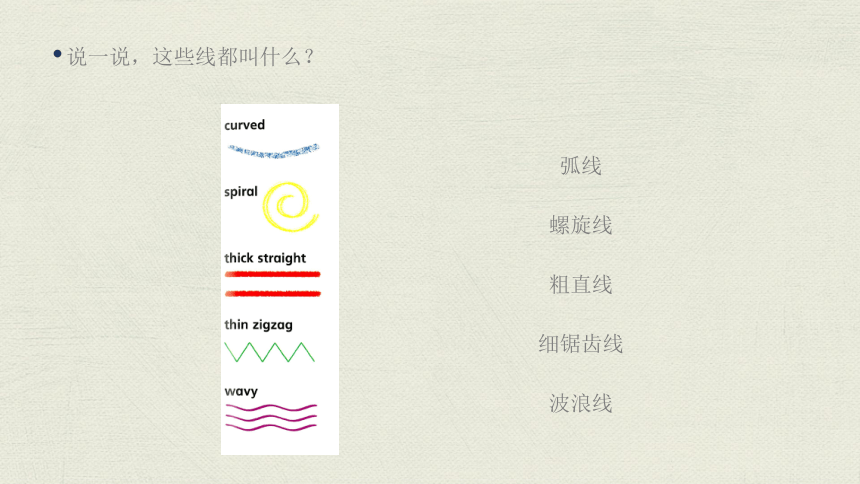 小学一年级课后服务 视觉艺术修养课程 U1你身边的艺术-L1 线条(共31张PPT)