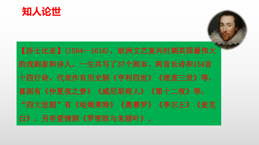 知识梳理3 第二单元 《窦娥冤》《哈姆雷特》课件（76张PPT）-2020-2021学年高一语文下学期期末专项复习（统编版必修下册）