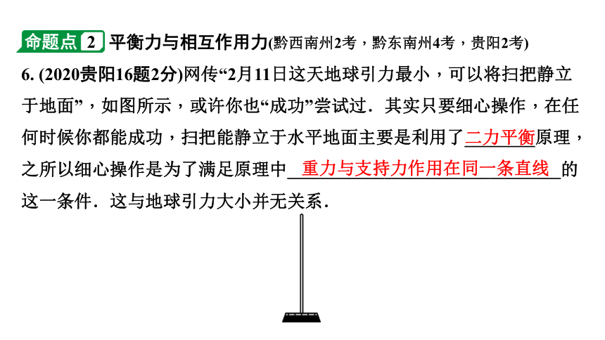 2024贵州中考物理二轮重点专题研究 第十章 力与运动 课件(共68张PPT)