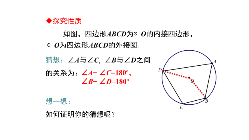 2020-2021学年华东师大版九年级下册27.1.6  圆周角——圆内接四边形课件（共20张）