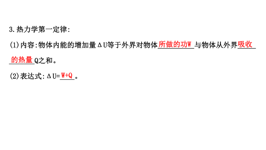 3.1-3.2 热力学第一定律　能量的转化与守恒（108张PPT）