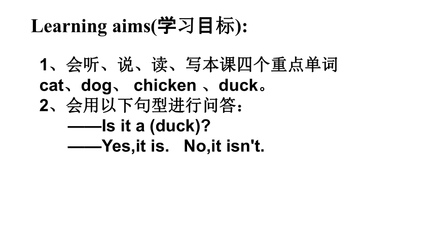 Unit1 Animals on the farm Lesson 2 Cats and Dog 课件（共25张PPT）