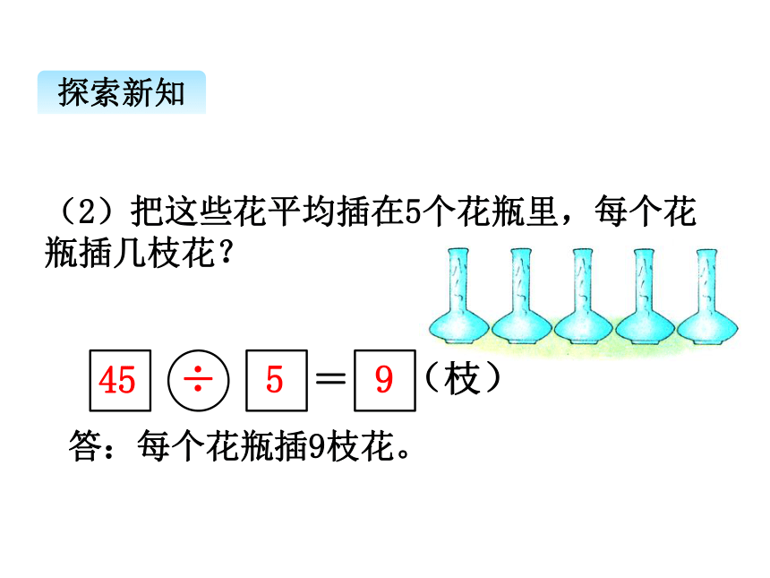 小学数学 冀教版 二年级上册 七 表内乘法和除法（二）用7 8 9的乘法口诀求商 （12张ppt） 课件