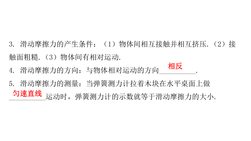 6.4 探究滑动摩擦力 教学课件—2020-2021学年沪粤版八年级物理下册（30张PPT）