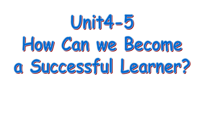 Unit 4 How can we become good learners? Section B 2b 课件(共26张PPT)