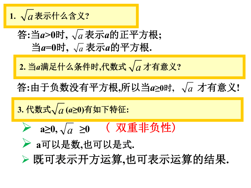 人教版八年级数学下册  16.1二次根式1（共40张ppt）